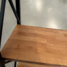 Regał metalowy loft szeroki – dąb rustical | ręczne wykonanie Rzeszów